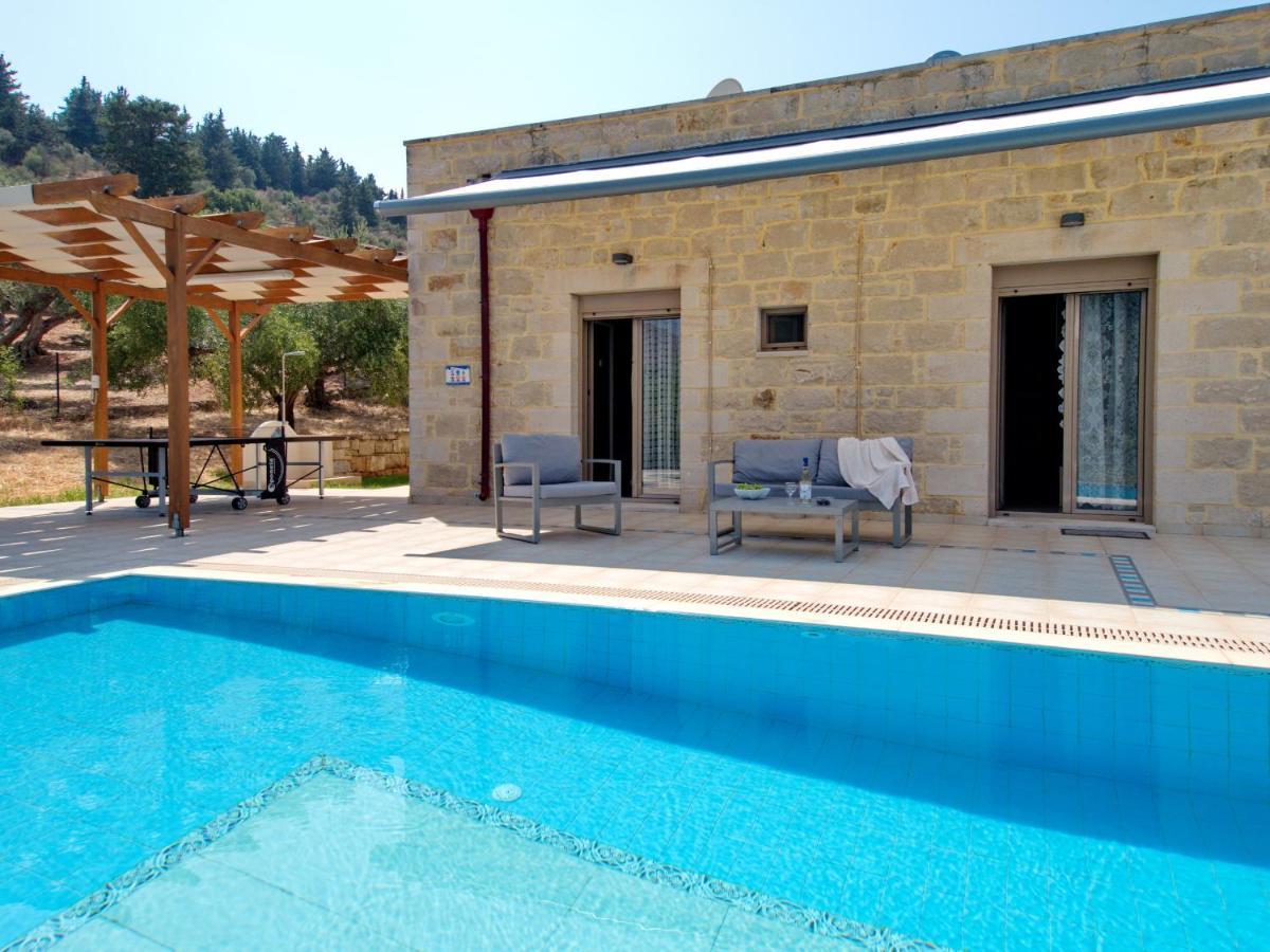 Villa Olivia With Pool Vrises Crete Alikampos المظهر الخارجي الصورة