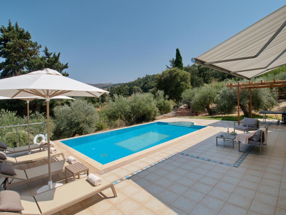 Villa Olivia With Pool Vrises Crete Alikampos المظهر الخارجي الصورة